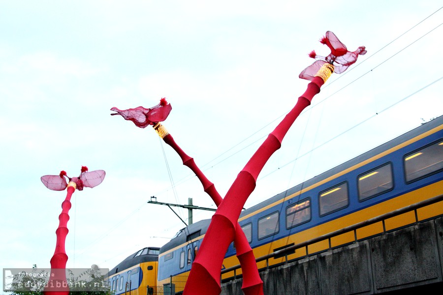 2012-07-07 Compagnie Off ism Theaterschip Drost van Salland - Les Girafes (Deventer Op Stelten) 016